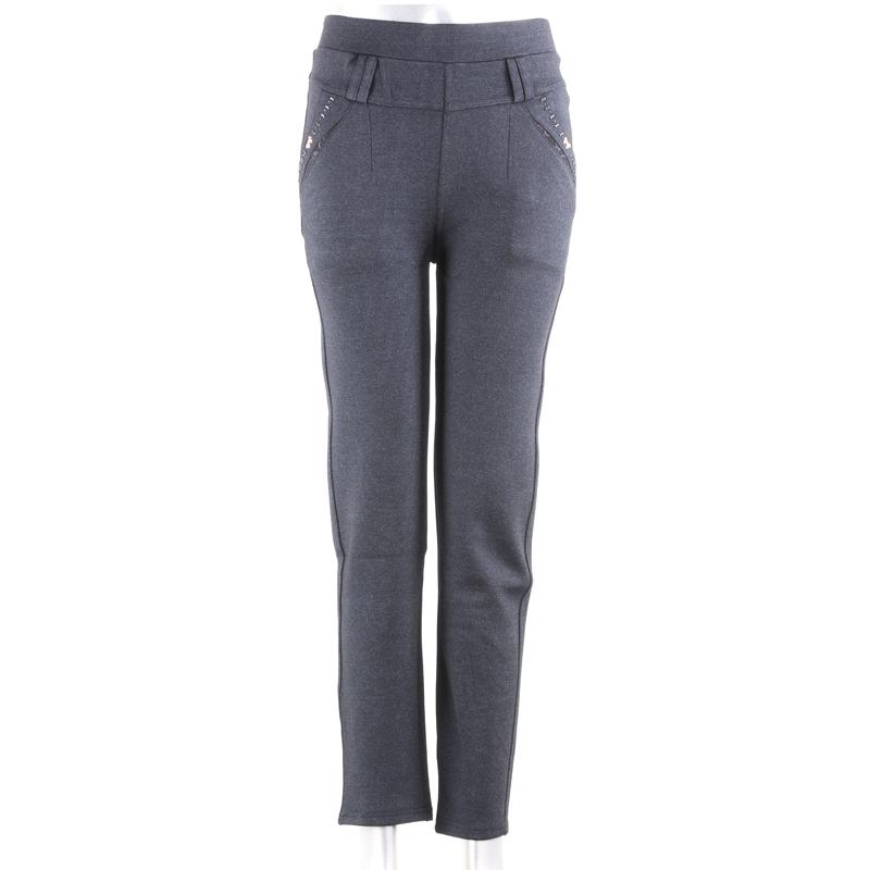 New colored casual ninth pants autumn and winter skinny casual pants 