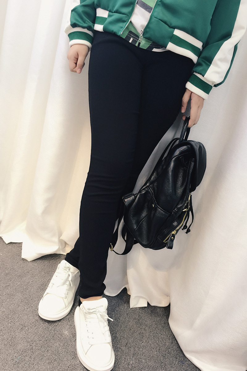 New in Spring and Autumn plus Size Women's Clothing Ripped Pencil Pants 300 Jin Fat People Elastic Slim Fit Slimming Ninth Pants 216