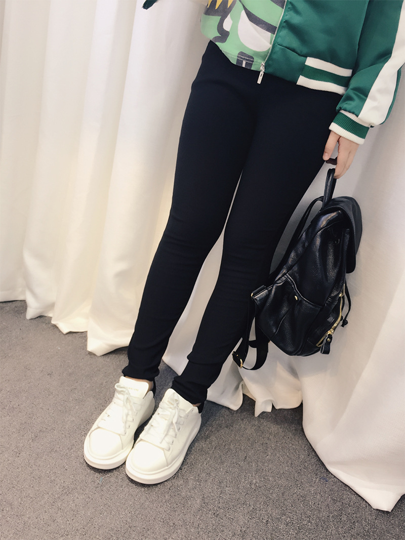 New in Spring and Autumn plus Size Women's Clothing Ripped Pencil Pants 300 Jin Fat People Elastic Slim Fit Slimming Ninth Pants 216