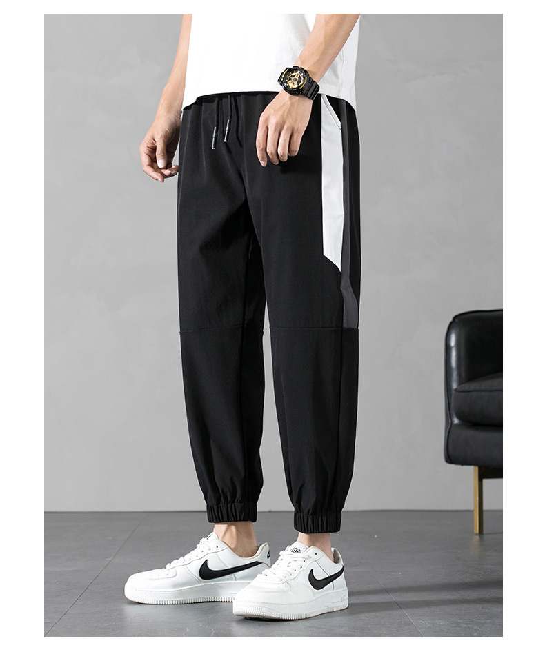 Spring and Summer Men's Pants Men's Korean Style Trendy Casual Pants Loose Tappered Overalls Sports Ninth Pants Fashion Brand Spring and Summer Men's Pants Men's Korean Style Trendy Casual Pants Loose Tappered Overalls Sports Ninth Pants Fashion Brand