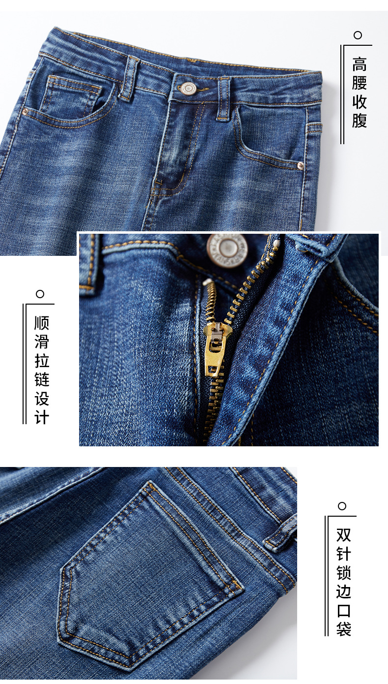 Jeans for Women 2021 New Fashionable High Waist Winter Stretch Fleece Tight Smoky Gray Skinny Pants Cropped Trousers Jeans for Women 2021 New Fashionable High Waist Winter Stretch Fleece Tight Smoky Gray Skinny Pants Cropped Trousers
