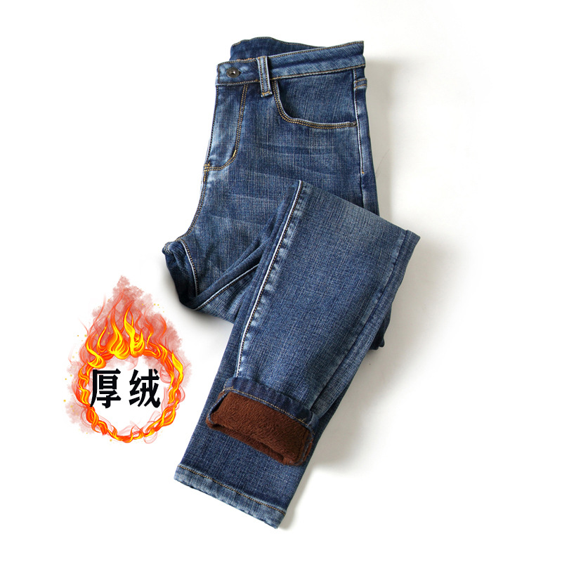 Jeans for Women 2021 New Fashionable High Waist Winter Stretch Fleece Tight Smoky Gray Skinny Pants Cropped Trousers Jeans for Women 2021 New Fashionable High Waist Winter Stretch Fleece Tight Smoky Gray Skinny Pants Cropped Trousers