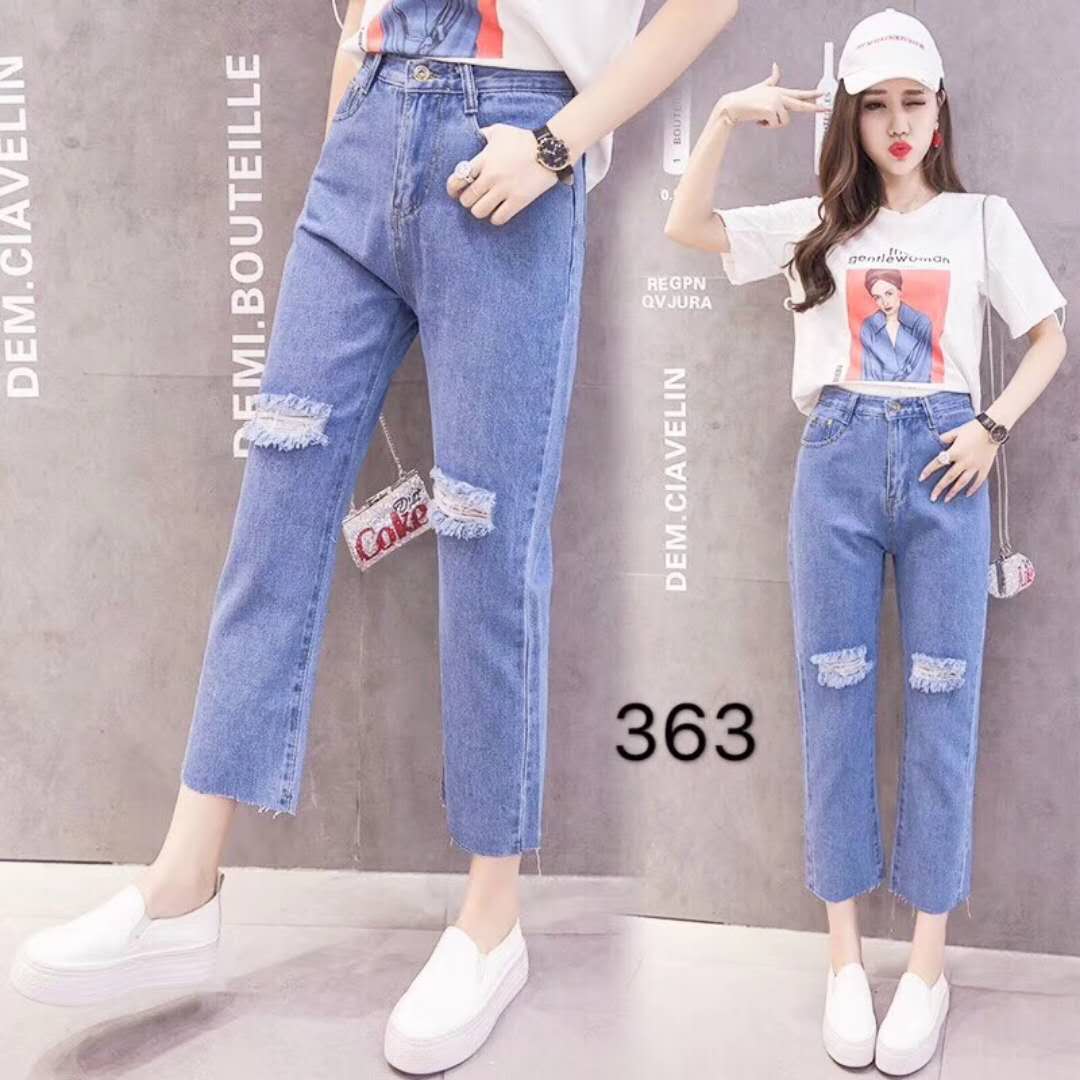 High waist wide leg jeans new style baggy slim cropped trousers with flared horns and wide legs High waist wide leg jeans new style baggy slim cropped trousers with flared horns and wide legs