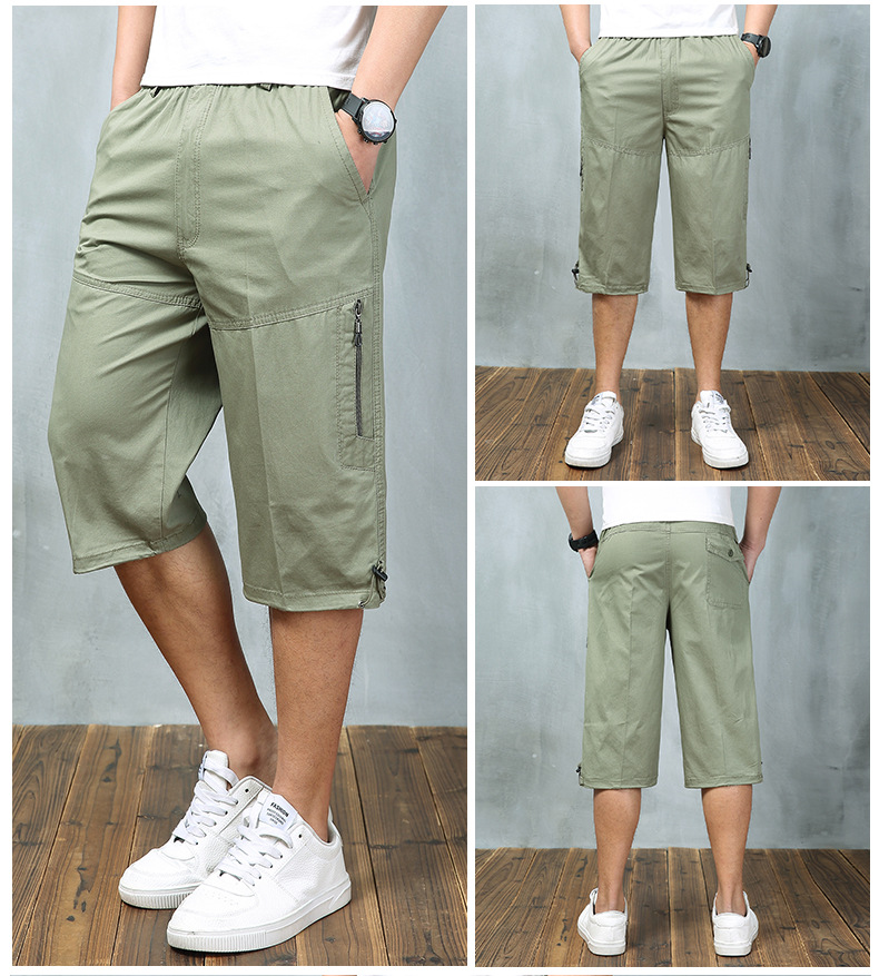 Exclusive for Cross-Border Cropped Trousers for Men Outdoor Leisure Thin Sports Shorts Multi-Pocket Loose Large Size Breeches 8995 Exclusive for Cross-Border Cropped Trousers for Men Outdoor Leisure Thin Sports Shorts Multi-Pocket Loose Large Size Breeches 8995