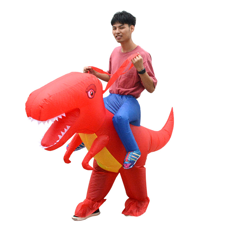 Tiktok Same Inflatable Dinosaur-like Clothing Halloween Costume Children Adult Sports Meeting Performance Wear Mount Funny Animal