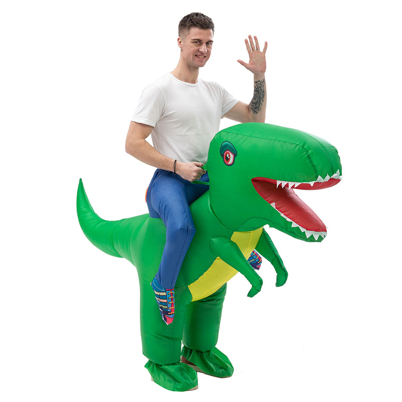 Tiktok Same Inflatable Dinosaur-like Clothing Halloween Costume Children Adult Sports Meeting Performance Wear Mount Funny Animal