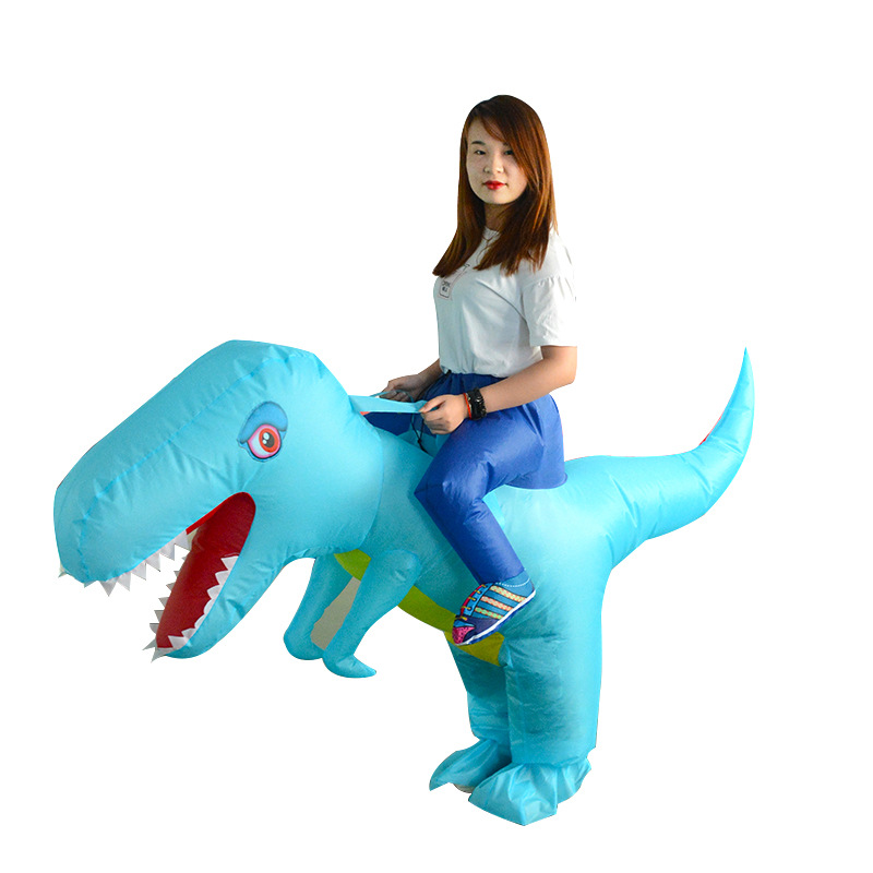Tiktok Same Inflatable Dinosaur-like Clothing Halloween Costume Children Adult Sports Meeting Performance Wear Mount Funny Animal