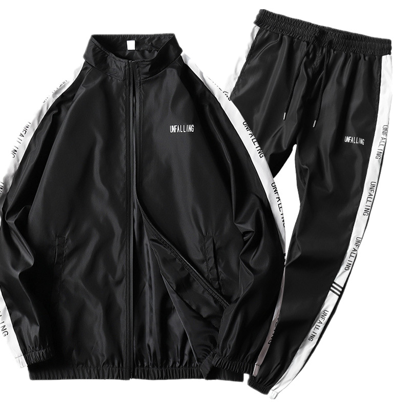 2021 Spring New Leisure Sports Suit Two-Piece Men&#039;s Clothing Men Leisure Set Korean Hipster  Sports wear