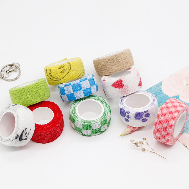 Student Writing Anti-Wear Finger Guard Bandage Sports Elastic Self-Adhesive Bandage Cartoon Non-Woven Fabric Finger Protector Tape