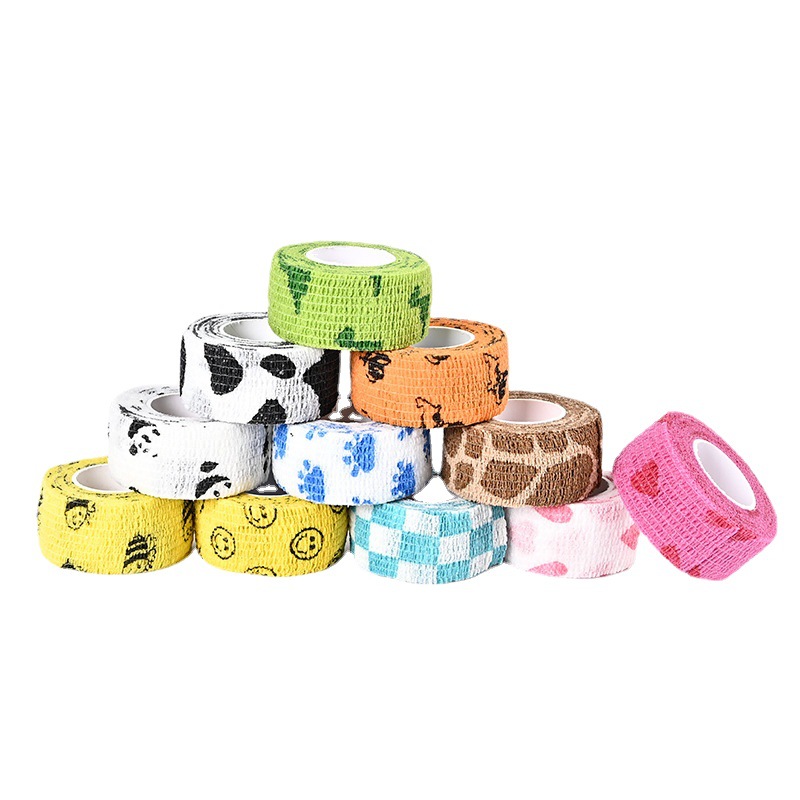Student Writing Anti-Wear Finger Guard Bandage Sports Elastic Self-Adhesive Bandage Cartoon Non-Woven Fabric Finger Protector Tape