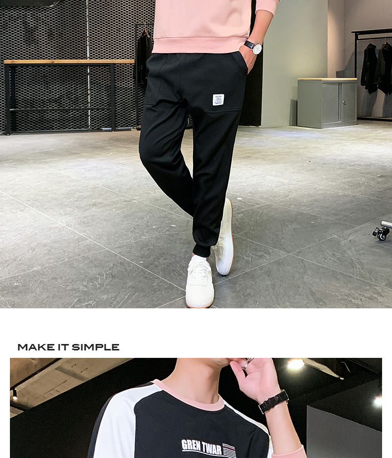 Sports Suit Men's Spring Leisure Autumn Sweater Men's 2021 New T-shirt with Long Sleeves Hoodie Suit Men's Sports wear Sports Suit Men's Spring Leisure Autumn Sweater Men's 2021 New T-shirt with Long Sleeves Hoodie Suit Men's Sports wear