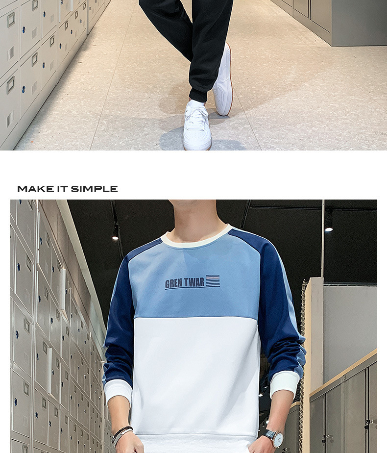 Sports Suit Men's Spring Leisure Autumn Sweater Men's 2021 New T-shirt with Long Sleeves Hoodie Suit Men's Sports wear Sports Suit Men's Spring Leisure Autumn Sweater Men's 2021 New T-shirt with Long Sleeves Hoodie Suit Men's Sports wear