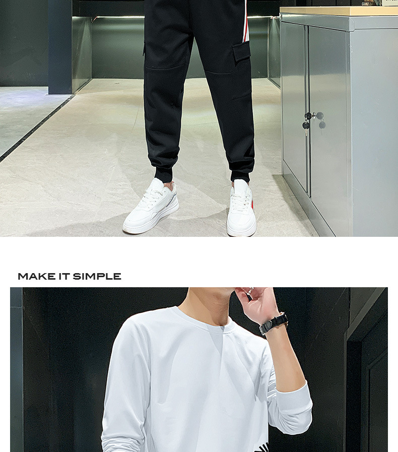 Sports Suit Men's Spring Leisure Autumn Sweater Men's 2021 New T-shirt with Long Sleeves Hoodie Suit Men's Sports wear Sports Suit Men's Spring Leisure Autumn Sweater Men's 2021 New T-shirt with Long Sleeves Hoodie Suit Men's Sports wear