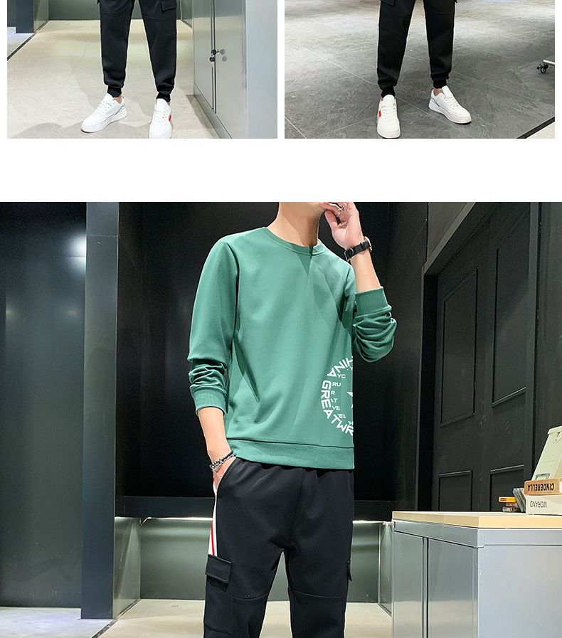 Sports Suit Men's Spring Leisure Autumn Sweater Men's 2021 New T-shirt with Long Sleeves Hoodie Suit Men's Sports wear Sports Suit Men's Spring Leisure Autumn Sweater Men's 2021 New T-shirt with Long Sleeves Hoodie Suit Men's Sports wear