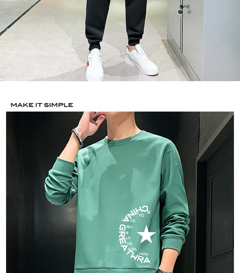 Sports Suit Men's Spring Leisure Autumn Sweater Men's 2021 New T-shirt with Long Sleeves Hoodie Suit Men's Sports wear Sports Suit Men's Spring Leisure Autumn Sweater Men's 2021 New T-shirt with Long Sleeves Hoodie Suit Men's Sports wear