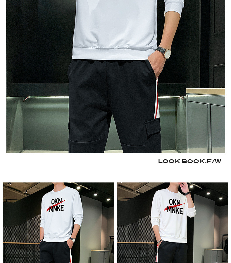 Sports Suit Men's Spring Leisure Autumn Sweater Men's 2021 New T-shirt with Long Sleeves Hoodie Suit Men's Sports wear Sports Suit Men's Spring Leisure Autumn Sweater Men's 2021 New T-shirt with Long Sleeves Hoodie Suit Men's Sports wear