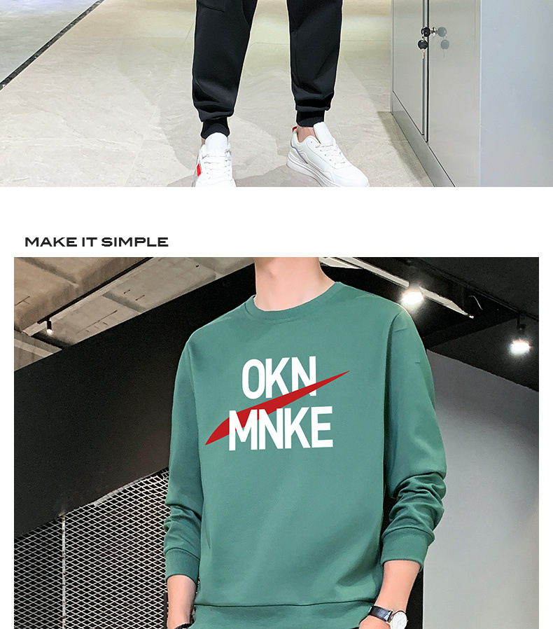 Sports Suit Men's Spring Leisure Autumn Sweater Men's 2021 New T-shirt with Long Sleeves Hoodie Suit Men's Sports wear Sports Suit Men's Spring Leisure Autumn Sweater Men's 2021 New T-shirt with Long Sleeves Hoodie Suit Men's Sports wear