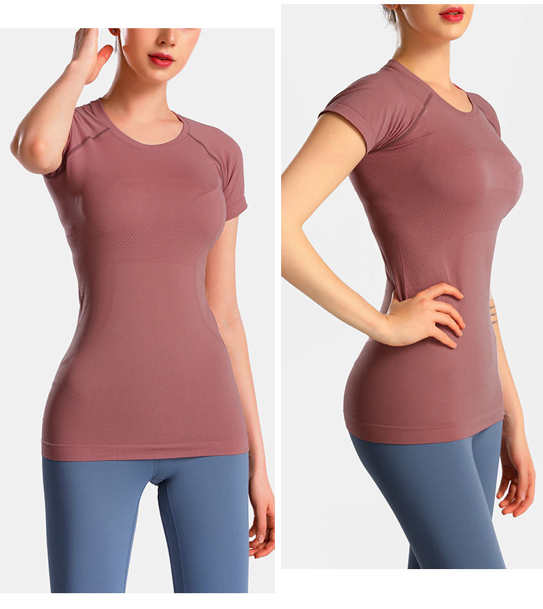 Lulu New 2.0 Women's Short-Sleeved T-shirt Seamless Swiftly Tech Top Sports Breathable Fitness Yoga Wear Lulu New 2.0 Women's Short-Sleeved T-shirt Seamless Swiftly Tech Top Sports Breathable Fitness Yoga Wear