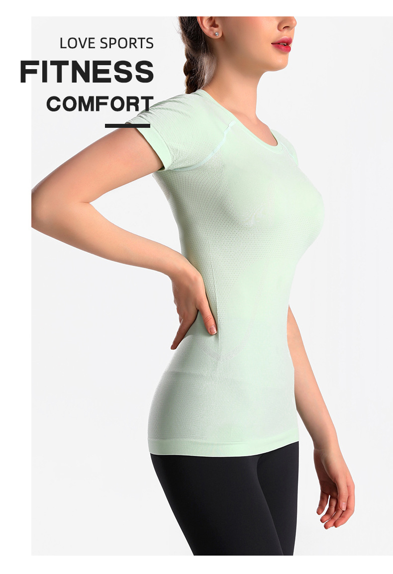Lulu New 2.0 Women's Short-Sleeved T-shirt Seamless Swiftly Tech Top Sports Breathable Fitness Yoga Wear Lulu New 2.0 Women's Short-Sleeved T-shirt Seamless Swiftly Tech Top Sports Breathable Fitness Yoga Wear