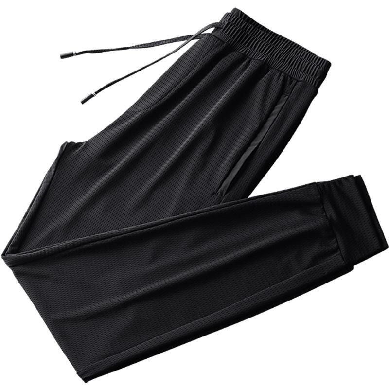 Running Sportswear ShortSleeved Tshirt Sports Suit Men's Trousers Casual Wear Large Size Ice Silk TwoPiece Suit Running Sportswear ShortSleeved Tshirt Sports Suit Men's Trousers Casual Wear Large Size Ice Silk TwoPiece Suit