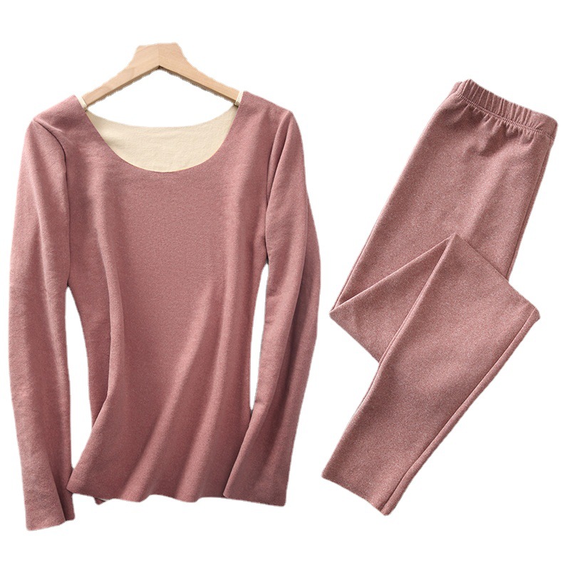 Undershirt 2021 Autumn Underwear Leggings Autumn and Winter Dralon Thermal Underwear Women&#039;s Self-Heating Thermal Suit Women