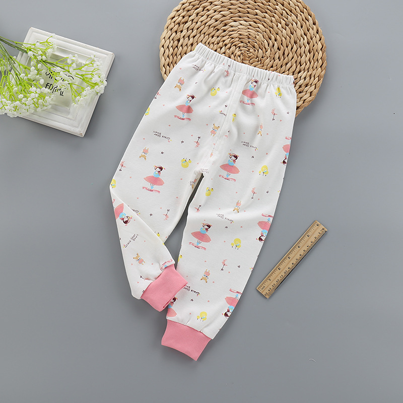 2021 Autumn New Children&#039;s Long Johns Cotton Boys Girls Leggings Baby Cotton Compression Pants Trousers Children&#039;s Clothing