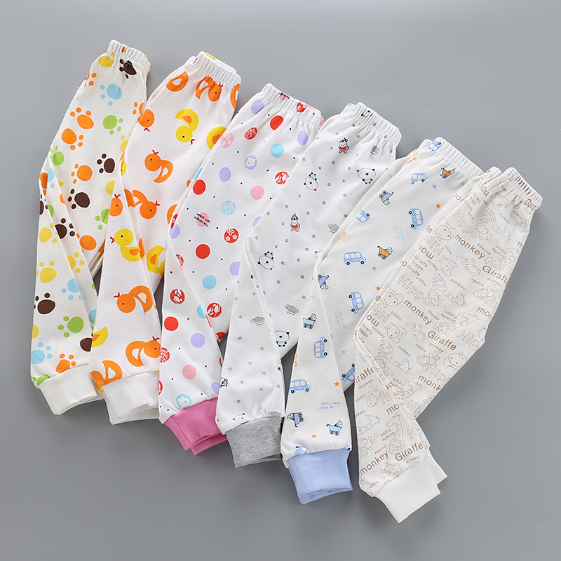 2021 Autumn New Children&#039;s Long Johns Cotton Boys Girls Leggings Baby Cotton Compression Pants Trousers Children&#039;s Clothing