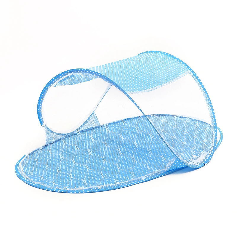 Foreign Trade Multi-Functional Mosquito Net Children Folding Mosquito Net Baby and Infant Mosquito Net Dot Cloth Cartoon Boat Mosquito Net Wholesale