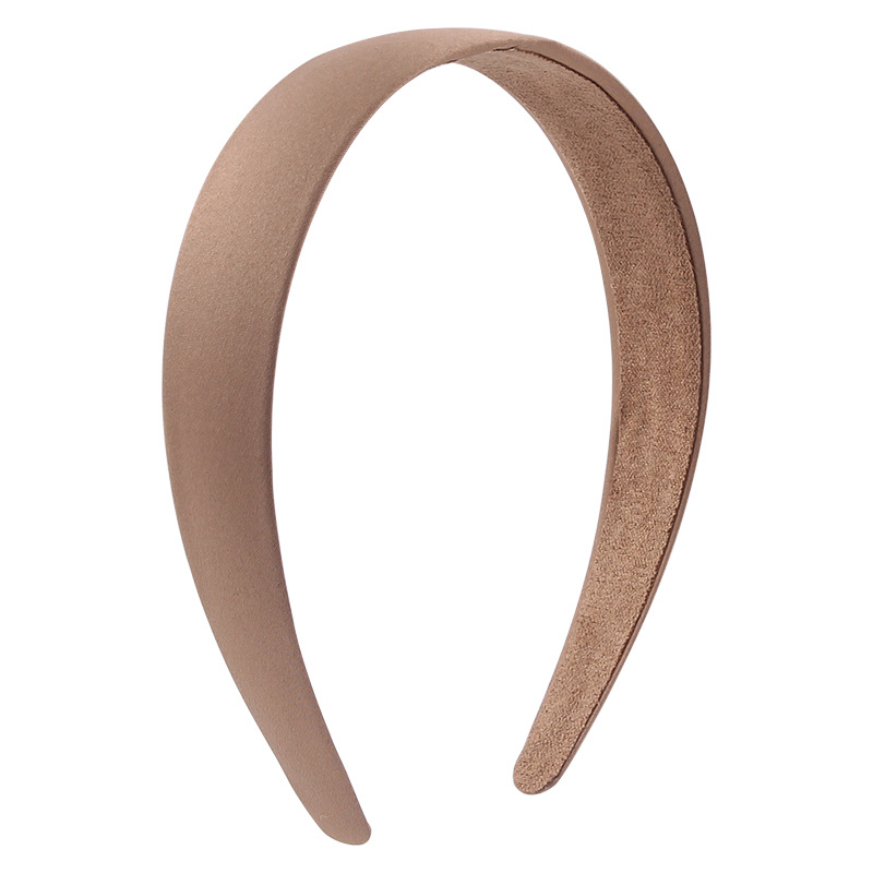 Korean Hair Accessories 3cm Solid Color Headband Fabric All-Inclusive Headband Satin Cloth Hair Ring Amazon Children's Hair Accessories Korean Hair Accessories 3cm Solid Color Headband Fabric All-Inclusive Headband Satin Cloth Hair Ring Amazon Children's Hair Accessories