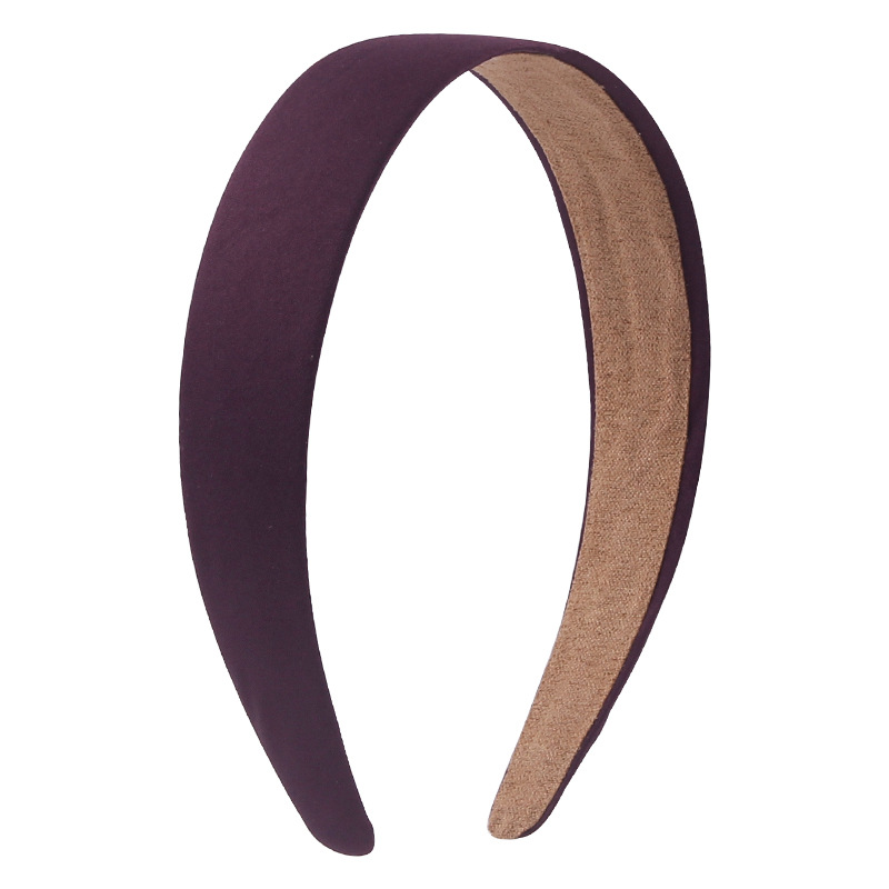 Korean Hair Accessories 3cm Solid Color Headband Fabric All-Inclusive Headband Satin Cloth Hair Ring Amazon Children's Hair Accessories Korean Hair Accessories 3cm Solid Color Headband Fabric All-Inclusive Headband Satin Cloth Hair Ring Amazon Children's Hair Accessories