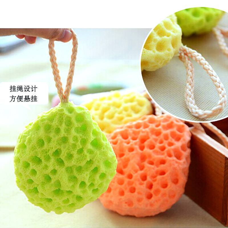 Children&#039;s Baby Honeycomb Bath Cleaning Bath Sponge Bath Ball Bath Sponge Non-Latex Washing cloth