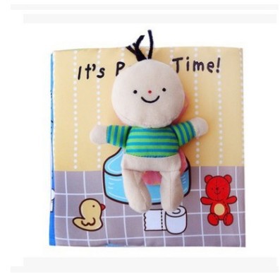 early education educational cloth book 013 years old children enlightenment toilet bath book sound paper tear not broken