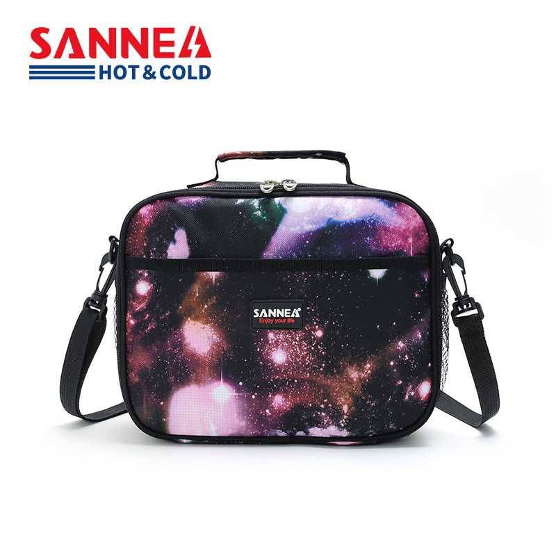 Sanneng New Cartoon Children&#039;s Lunch Bag Oxford Cloth Thickened Bento Insulated Bag Lunch Box Bag in Stock Wholesale