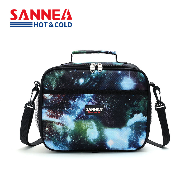 Sanneng New Cartoon Children&#039;s Lunch Bag Oxford Cloth Thickened Bento Insulated Bag Lunch Box Bag in Stock Wholesale