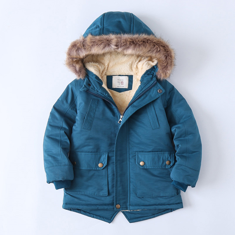 and Thick 2020 Quilted Cotton Cloth Winter New Fashion Hooded Boys CottonPadded Clothes Children's CottonPadded Jacket and Thick 2020 Quilted Cotton Cloth Winter New Fashion Hooded Boys CottonPadded Clothes Children's CottonPadded Jacket