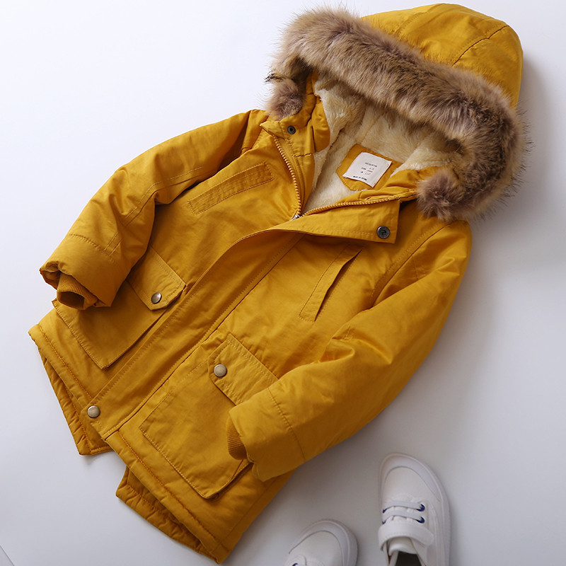 and Thick 2020 Quilted Cotton Cloth Winter New Fashion Hooded Boys CottonPadded Clothes Children's CottonPadded Jacket and Thick 2020 Quilted Cotton Cloth Winter New Fashion Hooded Boys CottonPadded Clothes Children's CottonPadded Jacket