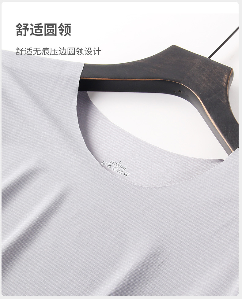 Men's Home Wear Ice Silk T-shirt Suit Short Sleeve Shorts Youth Casual Sportswear Large Size Pajamas Men's Thin Men's Home Wear Ice Silk T-shirt Suit Short Sleeve Shorts Youth Casual Sportswear Large Size Pajamas Men's Thin