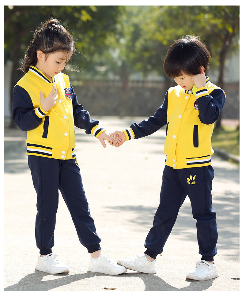 Kindergarten Suit Spring and Autumn Suit Children's Business Attire Sportswear Baseball Uniform Primary School Uniform Red Autumn and Winter New Kindergarten Suit Spring and Autumn Suit Children's Business Attire Sportswear Baseball Uniform Primary School Uniform Red Autumn and Winter New