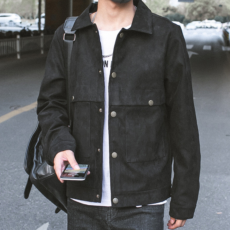 Coat Men&#039;s 2021 Spring and Autumn New Korean Style Fashion Brand Casual Jacket Men&#039;s Hong Kong Style Cardigan Youth Jacket Men&#039;s Clothing