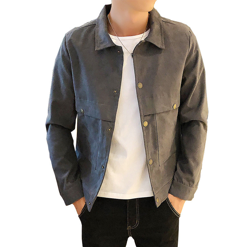 Coat Men&#039;s 2021 Spring and Autumn New Korean Style Fashion Brand Casual Jacket Men&#039;s Hong Kong Style Cardigan Youth Jacket Men&#039;s Clothing