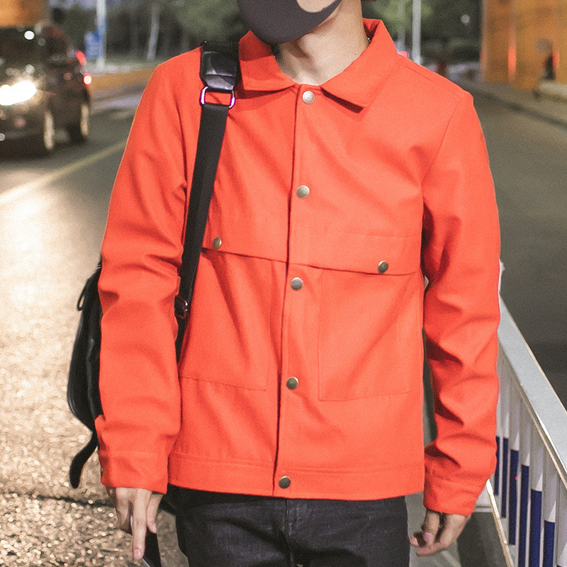 Coat Men&#039;s 2021 Spring and Autumn New Korean Style Fashion Brand Casual Jacket Men&#039;s Hong Kong Style Cardigan Youth Jacket Men&#039;s Clothing