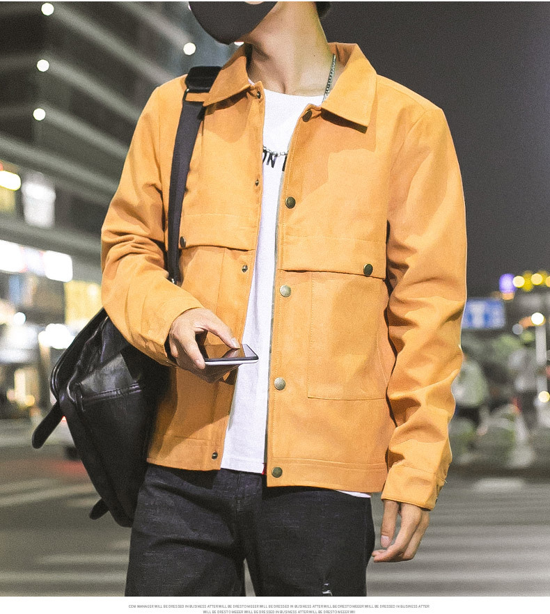 Coat Men's 2021 Spring and Autumn New Korean Style Fashion Brand Casual Jacket Men's Hong Kong Style Cardigan Youth Jacket Men's Clothing