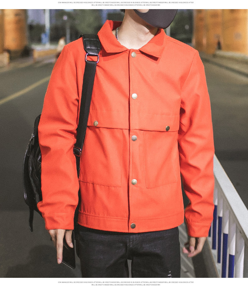 Coat Men's 2021 Spring and Autumn New Korean Style Fashion Brand Casual Jacket Men's Hong Kong Style Cardigan Youth Jacket Men's Clothing