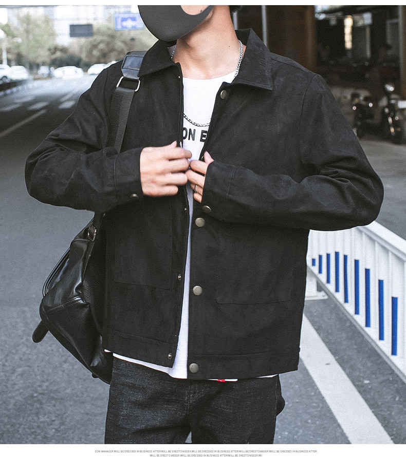 Coat Men's 2021 Spring and Autumn New Korean Style Fashion Brand Casual Jacket Men's Hong Kong Style Cardigan Youth Jacket Men's Clothing