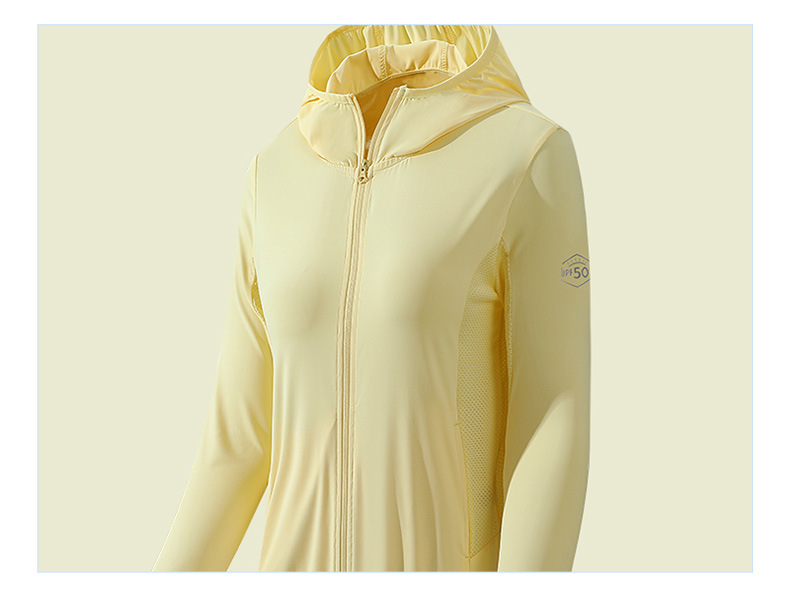 Cross-Border New Arrival Ice Silk Sun Protection Clothing Women's Summer UV Protection Hooded Cardigan Ice Silk Long Sleeve Sun-Protective Clothing Men's Coat