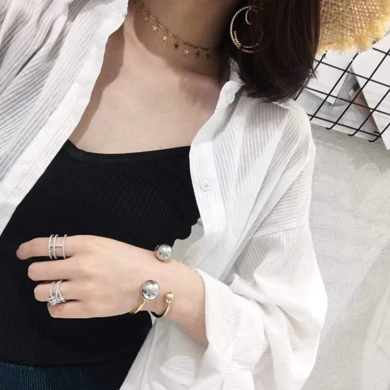 Summer Sunblock Cardigan for women in large size Chiffon holiday air horn sleeve medium long compression air Cardigan thin style
