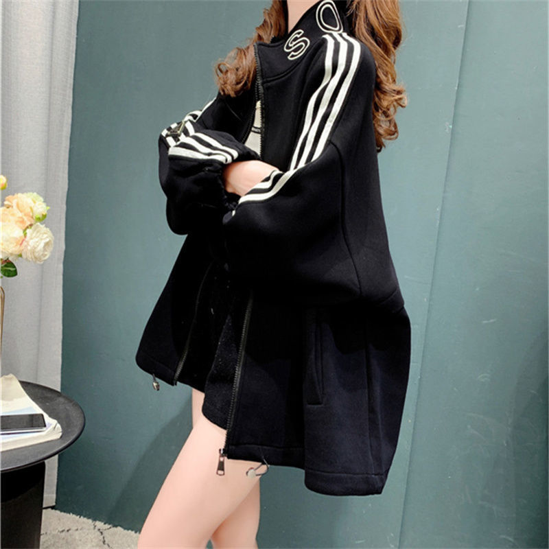 Internet Celebrity Fried Street Cardigan Sweater for Women 2021 New Autumn Western Style Youthful-Looking Korean Style Loose and Lazy Style Coat Fashion