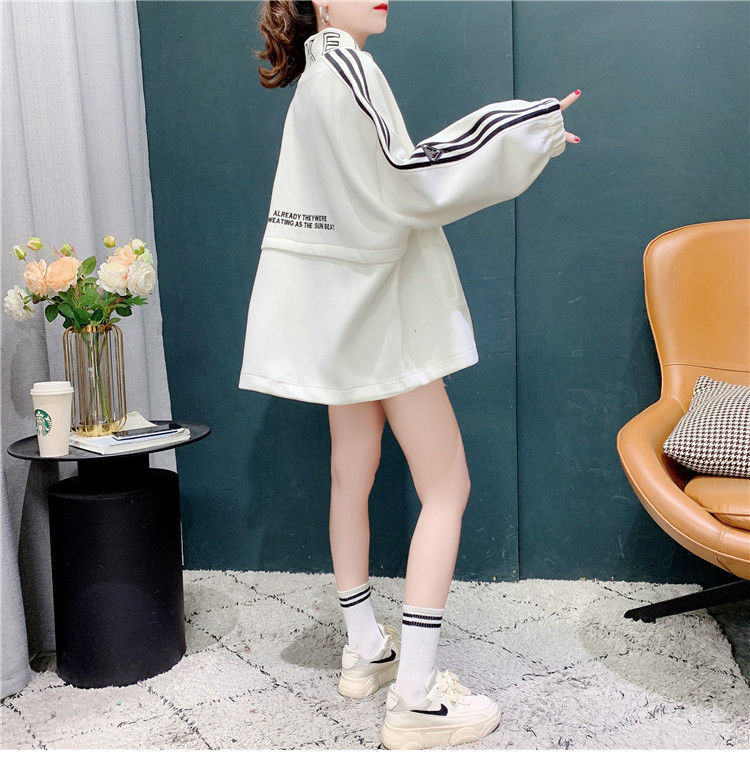 Internet Celebrity Fried Street Cardigan Sweater for Women 2021 New Autumn Western Style Youthful-Looking Korean Style Loose and Lazy Style Coat Fashion