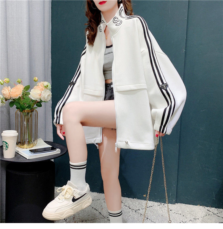Internet Celebrity Fried Street Cardigan Sweater for Women 2021 New Autumn Western Style Youthful-Looking Korean Style Loose and Lazy Style Coat Fashion