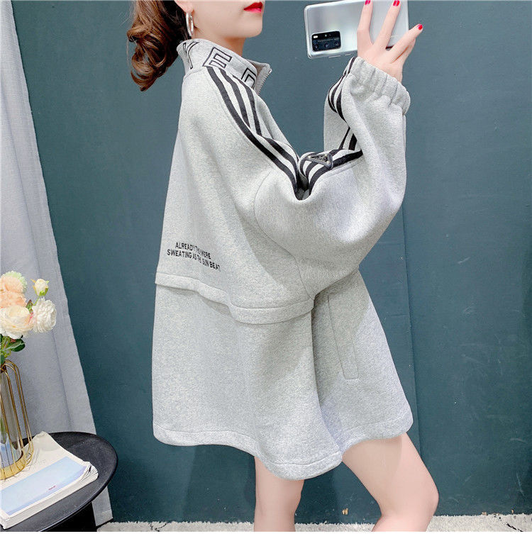 Internet Celebrity Fried Street Cardigan Sweater for Women 2021 New Autumn Western Style Youthful-Looking Korean Style Loose and Lazy Style Coat Fashion
